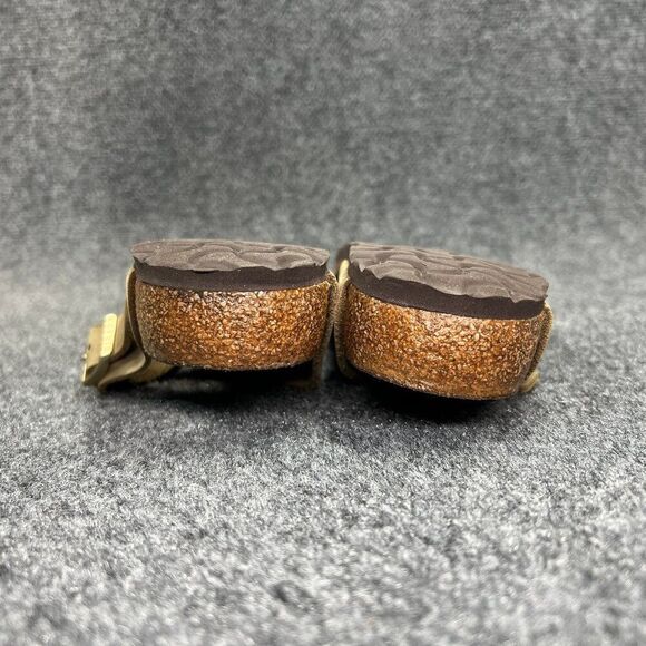 Birkenstock Gizeh Sandals Women's Size 7 Tan Leather Toe Post Comfort Flip Flops - Picture 12 of 12